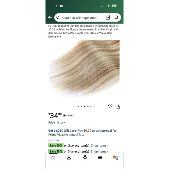 Highlight Bundles Hair Straight Bundles 24 26 28 Inch - Picture 2 of 3